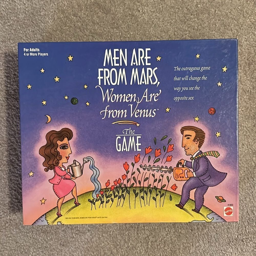 Mattel’s “Women Are From Mars, Women Are from Venus” Game!